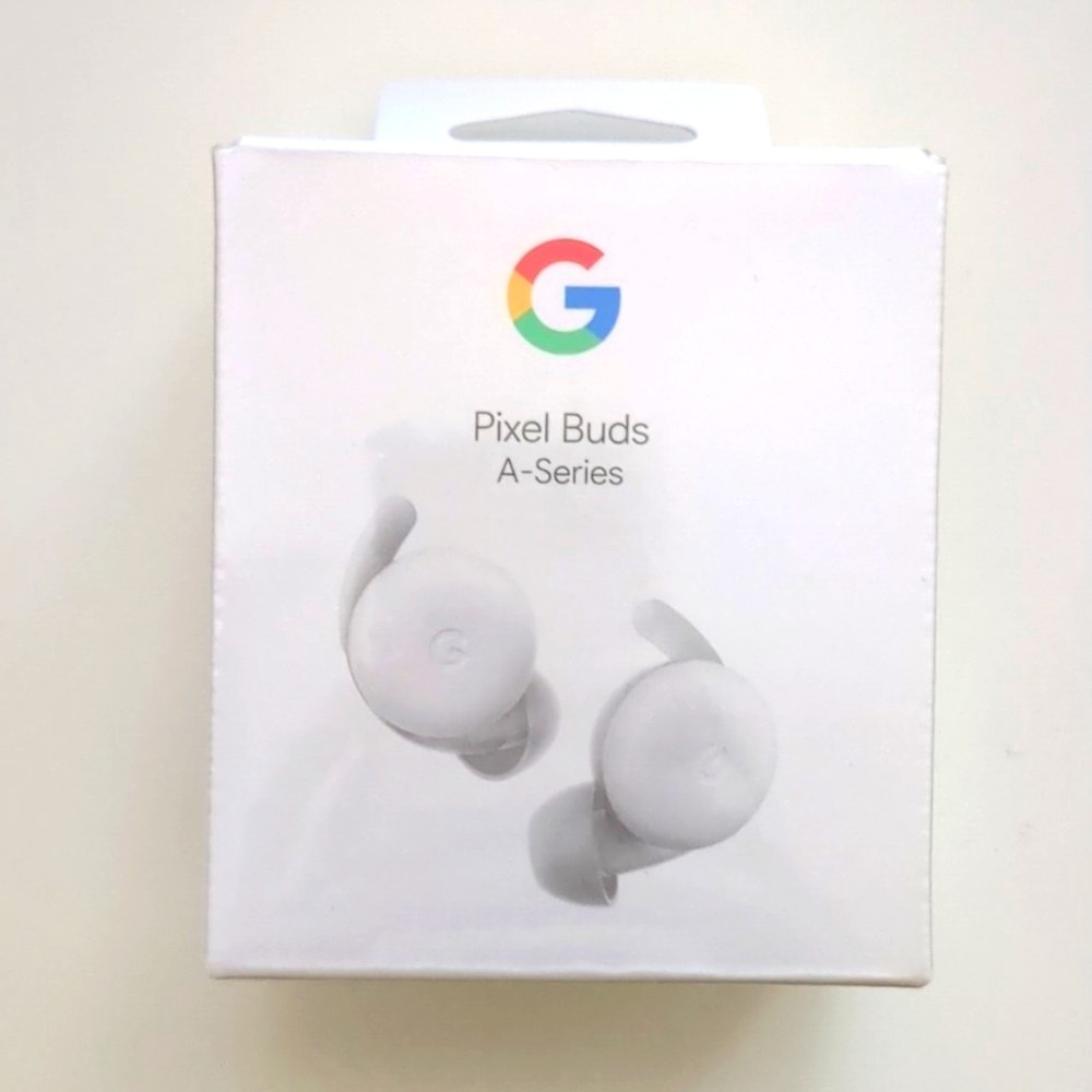 Brand new, in the box, shrink wrapped, white, Google Pixel Buds A-series (2022)